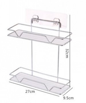 Двойная полка для хранения. Металл