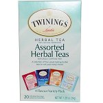 Twinings, Травяной чай разных сортов, разнообразие видов, без кофеина, 20 пакетиков, 1.23 унций (34 г)