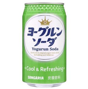 SANGARIA Напиток газированный YOGURUN SODA со вкусом йогурта 350мл