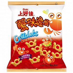 Чипсы Oishi Crablets крабовые 32г