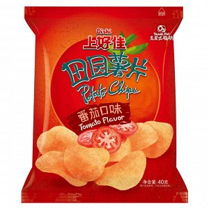 Чипсы Oishi Potato Chips Tomato томатные 40г