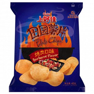 Чипсы Oishi Potato Chips Barbecue барбекю 40г