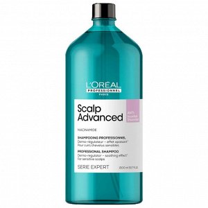 Лореаль Профессионель Шампунь Scalp Advanced регулирующий баланс чувствительной кожи головы, 1500 мл (L'oreal Professionnel, Serie Expert)
