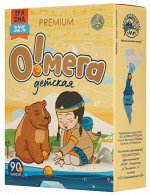О!Мега детская. Рыбий жир камчатского лосося