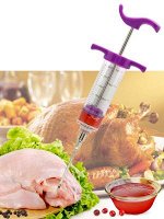 Инжектор кулинарный для маринада и специй сиреневый