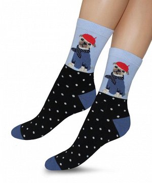 Женские носки-носочки 378 размер 23-25
