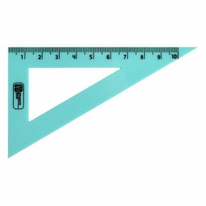 Набор линеек, (линейка с разметкой на 15 см; треугольник с углами 30, 60 и 90 градусов и разметкой на 10 см; транспортир), полистирол, шелкография