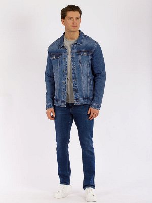 Куртка Стильная джинсовая куртка из хлопка средней плотности с небольшой добавкой эластана. 2 прорезных и 2 накладных кармана. Застёжка на пуговицы.
Цвет:&nbsp;
					
						
								синий						
					

