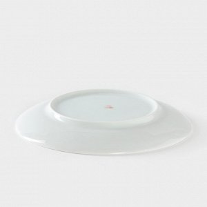 Тарелка фарфоровая «Аллея», d=17,5 см