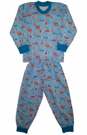 Пижама Машинки(Голубой)