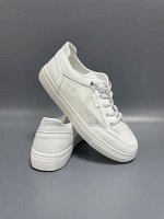 Кеды (кроссовки) женские белые сетка