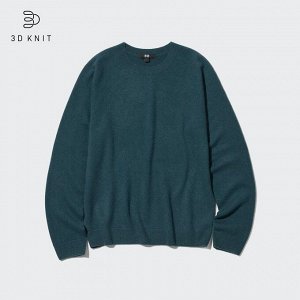 3D кашемировый свитер, темно зеленый