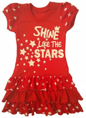 Платье Звезды(Красный)