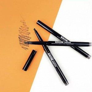 ALVIN D'OR P-5 Дуэт для бровей карандаш+пудра BROW SATIN (тон 04 - Blonde)