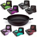 Съемные ручки для сковороды короткие 2 шт. графитовые