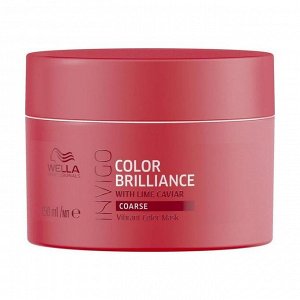 Маска-уход для защиты цвета окрашенных жестких волос invigo color brilliance, wella professionals, 150 мл