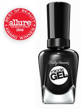 Гель лак 460 blacky o., miracle gel, sally hansen