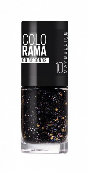 Лак для ногтей "colorama", оттенок 10, звезда вечеринки, maybelline new york, 7 мл