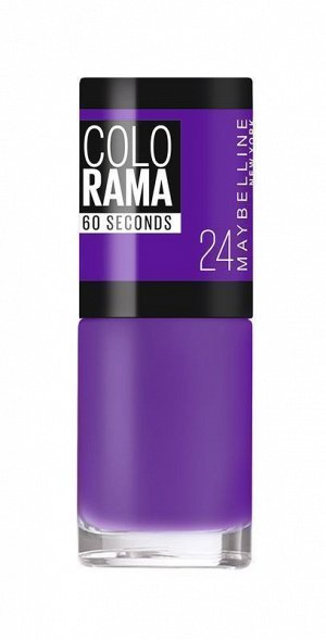 Лак для ногтей "colorama", оттенок 24, лесная фиалка, maybelline new york, 7 мл