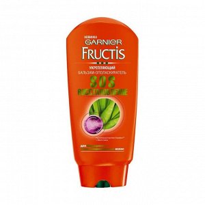 Бальзам-ополаскиватель "fructis, sos восстановление", укрепляющий, для секущихся и поврежденных волос, garnier, 200 мл