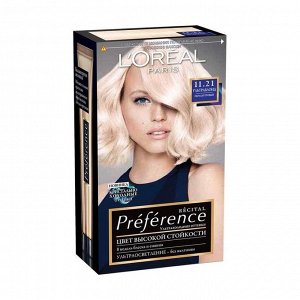 Краска для волос "preference", с бальзамом -усилителем цвета, 11.21, ультраблонд, l'oreal paris, 270 мл