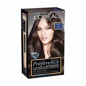 Краска для волос "preference", с бальзамом -усилителем цвета, оттенок 4.01, париж, 2l'oreal paris, 70 мл