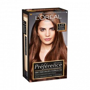 Краска для волос "preference", с бальзамом -усилителем цвета, оттенок 5.25, антигуа, l'oreal paris, 270 мл