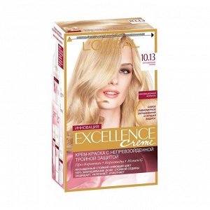 Краска для волос "excellence", оттенок 10.13, легендарный блонд, l'oreal paris, 270 мл