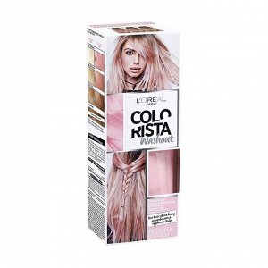 Красящий бальзам для волос смываемый, оттенок розовые волосы, colorista washout, l'oreal paris, 80 мл