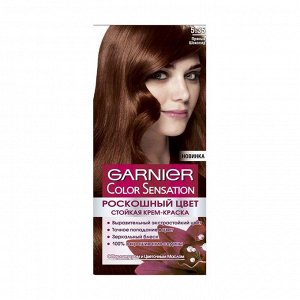 Стойкая крем-краска для волос "color sensation, роскошь цвета", оттенок 5.35, пряный шоколад, garnier, 110 мл