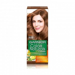 Стойкая питательная крем-краска для волос "color naturals", оттенок 6.23, перламутровый миндаль, garnier ,110 мл