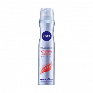 Лак для волос ультра сильный, nivea (нивея), 250 мл.