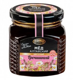 Мёд Алтайский "Гречишный" (300 гр, стекло)