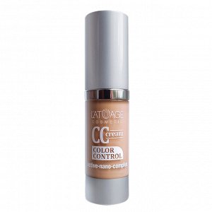 Крем тональный CC Cream L’ATUАGE cosmetic бежевый 5 легкий загар эффект самоомоложение