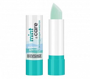 Бальзам для губ LUXVISAGE mint & care с охлаждающим эффектом 3,9 г LUXVISAGE/12/М