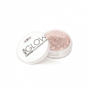 Хайлайтер рассыпчатый High Glow L’ATUАGE cosmetic розовый 803 розовый шик  эффект атласной кожи