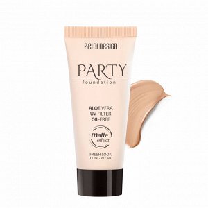 Крем тональный Party BelorDesign бежевый 7 бежевый матовый финиш