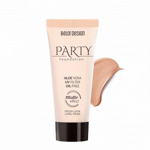 Крем тональный Party BelorDesign бежевый 8 легкий загар матовый финиш