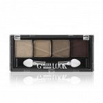Тени для век GLAM LOOK LUXVISAGE многоцветный 08 ореховый тауп матовые