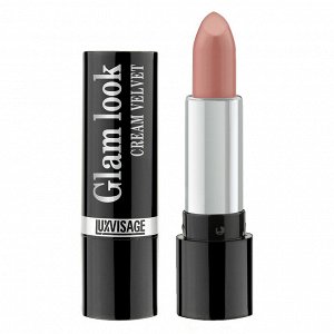 Губная помада GLAM LOOK LUXVISAGE бежевый 319 нежное пралине полувлажный сатиновый финиш