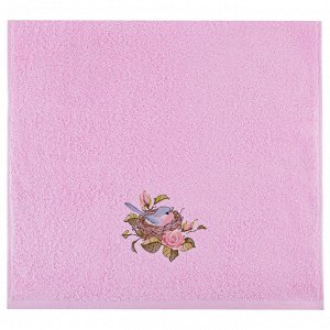 Полотенце махровое, 50*90 см. "малиновка", розовый, 100%х\б