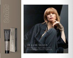 Краска для волос для седины 10/36 De Luxe Silver, светлый блондин золотисто-фиолетовый для 100% седины