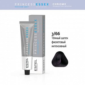 Краска для волос Эстель 3/66 Темный шатен фиолетовый интенсивный Estel PRINCESS ESSEX 60 мл