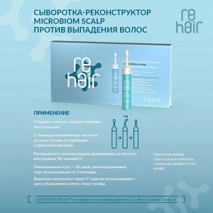 Сыворотка-реконструктор Microbiom scalp reHAIR ESTEL против выпадения волос