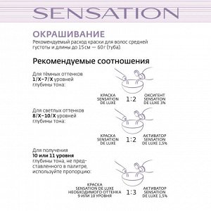 Оксигент SENSATION DE LUXE 3%, 60 мл