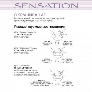 Активатор SENSATION DE LUXE 1,5%, 60 мл