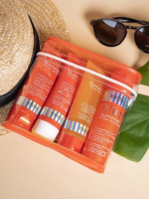 Набор в косметичке "Лето с собой" OTIUM SUMMER (ш100+бм100+спр100+гдд100)