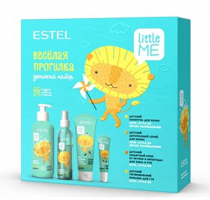 Детский набор "Весёлая прогулка" ESTEL LITTLE ME (ш ЛР + спр ЛР + крем от непогоды + гигиенич бальзам)