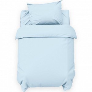 Комплект постельного белья "Крошка Я" Light blue 112*147 см, 60*120+20 см, 40*60 см, 100% хлопок