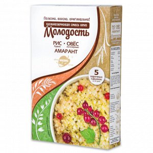 Крупяная смесь риса, овса и амаранта, 350 г